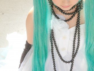 [Cospaly] 绿发美少女coser-Vocaloid - Beautiful Hatsune Miku [99P]
