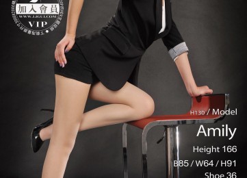 [LIGUI丽柜] Amily - 长腿高跟OL美腿美女[68P]