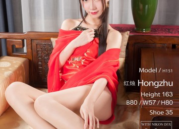 [Ligui丽柜] 时尚写真 Model 红烛 - 极品古典肉丝袜美女[21P]